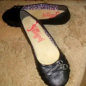 Jellypop black flats sz 9.5